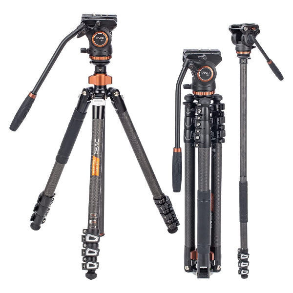 CAYER CT1450H4 CARBON FIBER TRIPOD