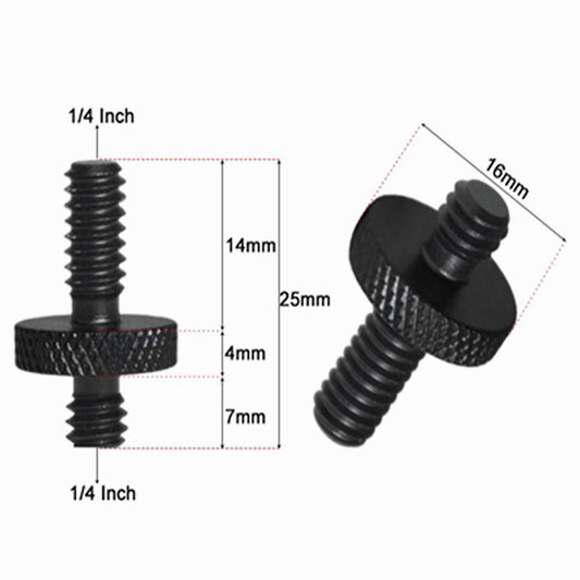 Male 1/4" Tripod Inch Adapter Screw Aluminum CS005