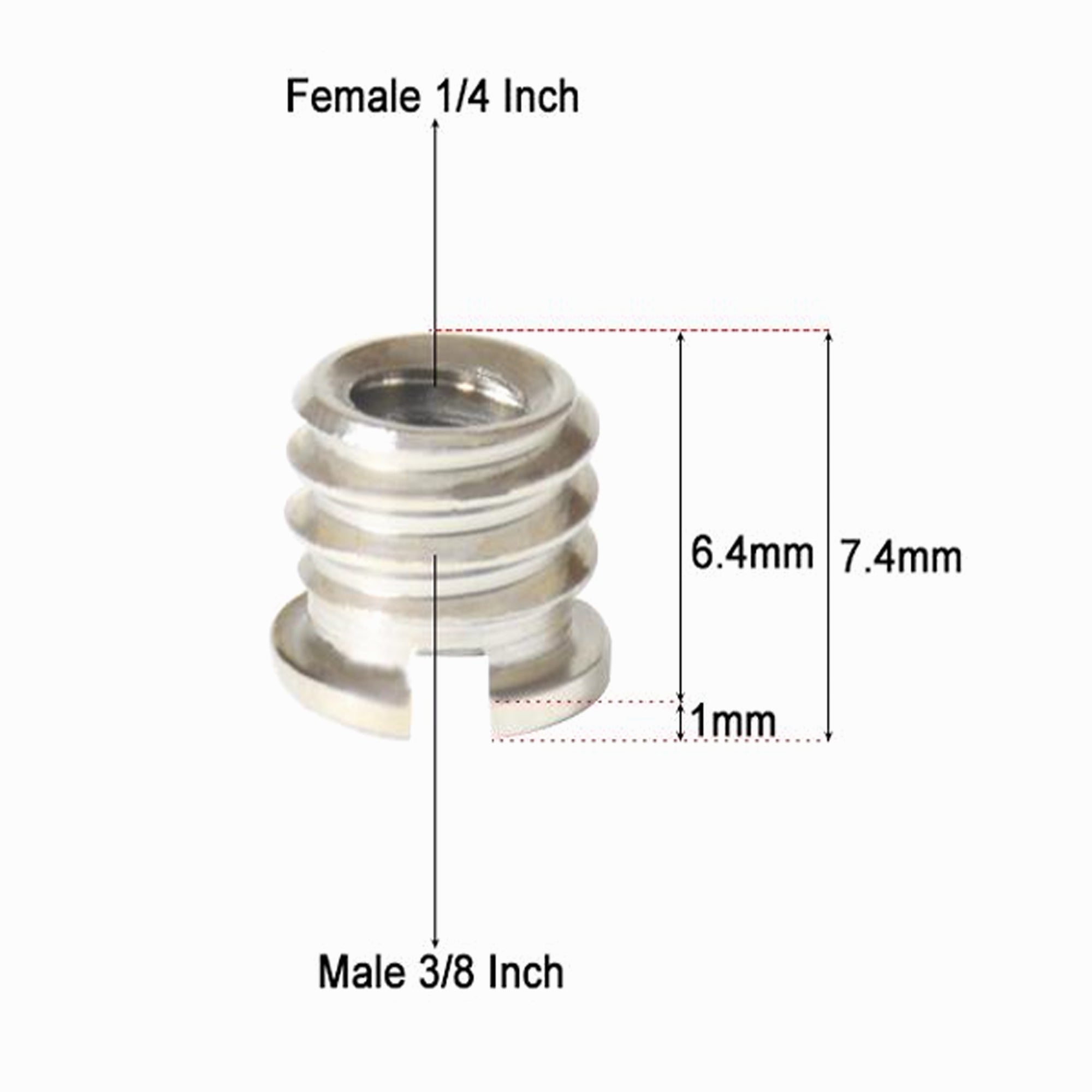 Camera nut 1/4 to 3/8 inch conversion screw CS008