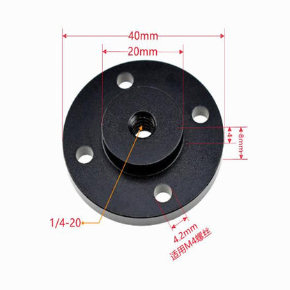 Shoe Mount Metal Thread Screw Nut Adapter CS034