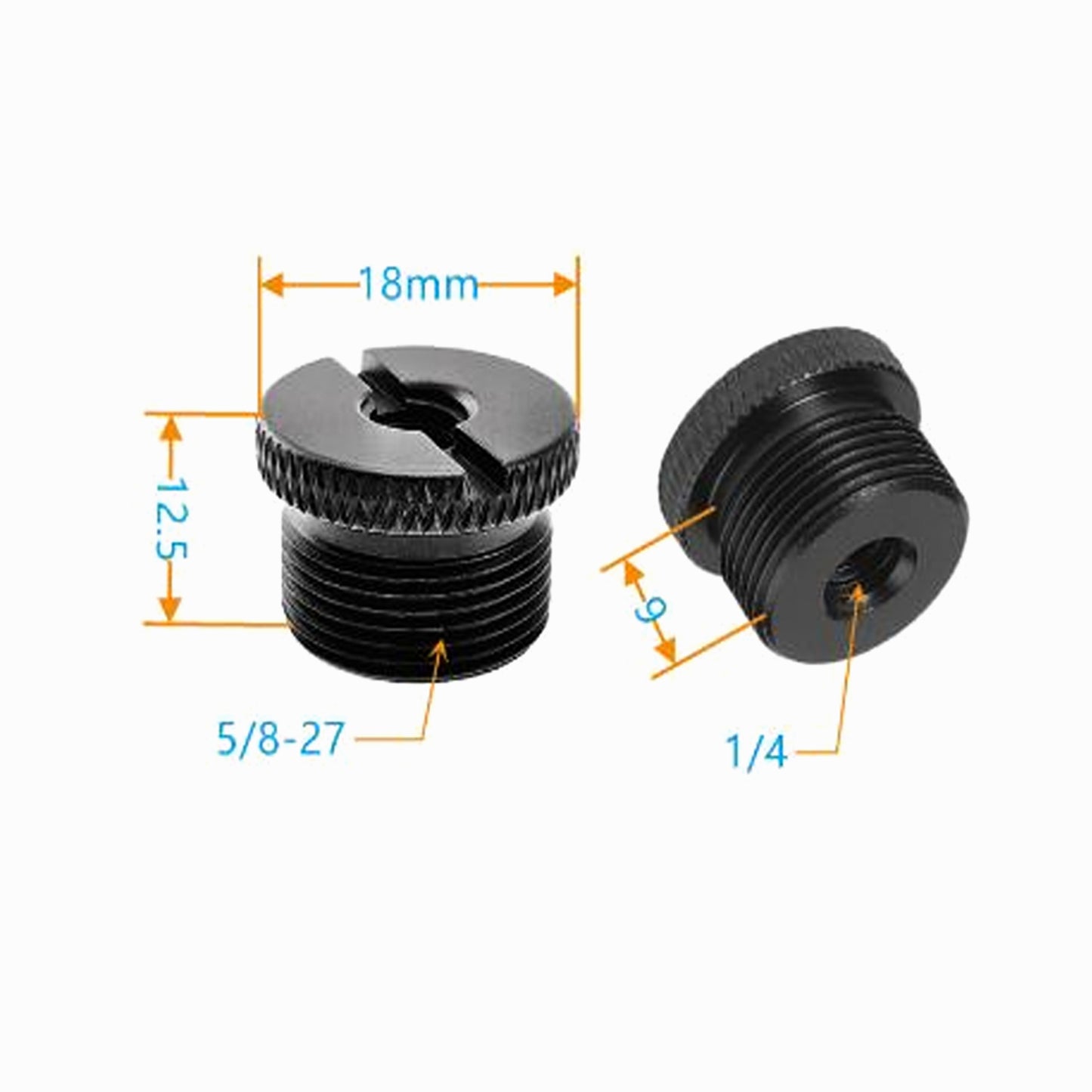 Mic Stand Adapter 1/4 Female to 5/8 Male Aluminum Mic Screw Adapter CS049