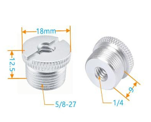 5/8-27 Female to 1/4 Male Screw Mount Tripod Adapter (CS050)