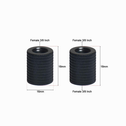 Tripod Nut with 3/8 inch Thread Hole Double Female  CS079
