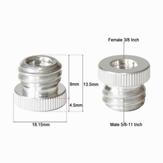 Female 3/8" - Male 5/8" Screw Adapter Aluminum CS105