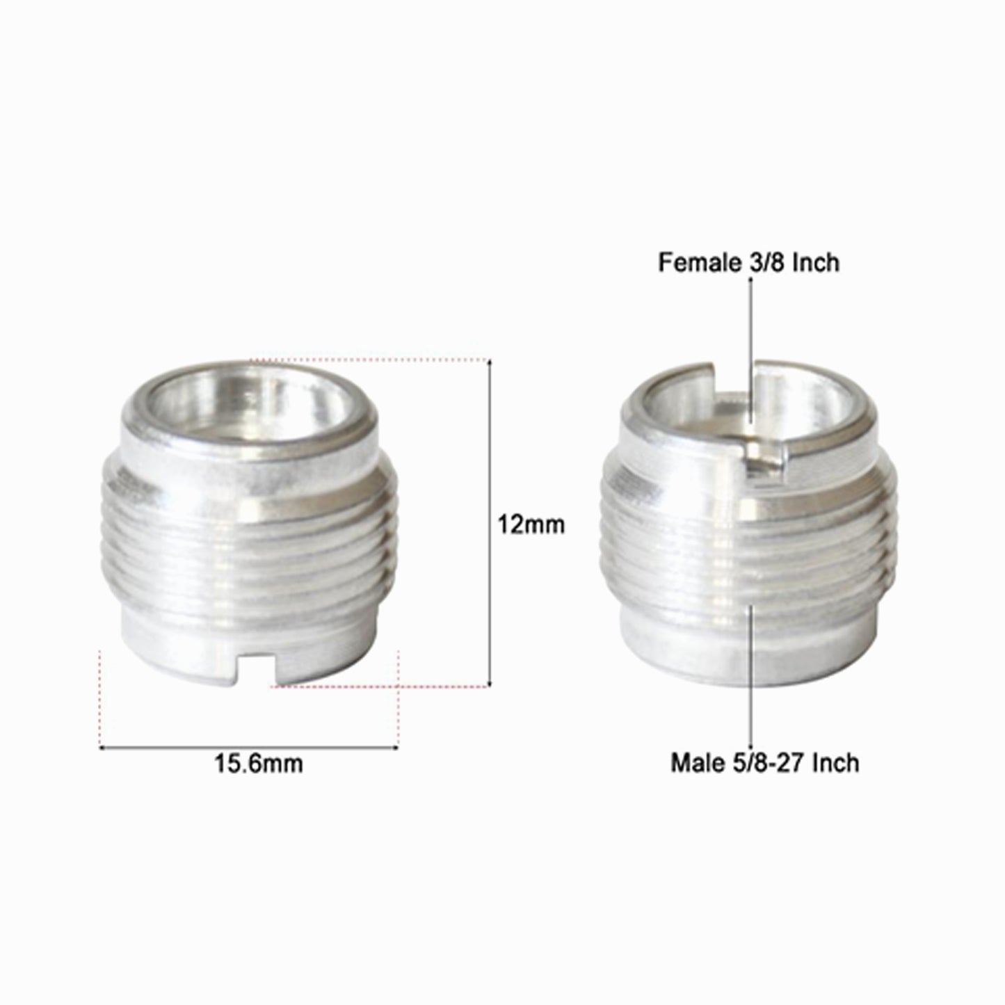 Male 5/8"-27 Tripod Inch Adapter Screw Aluminum CS106