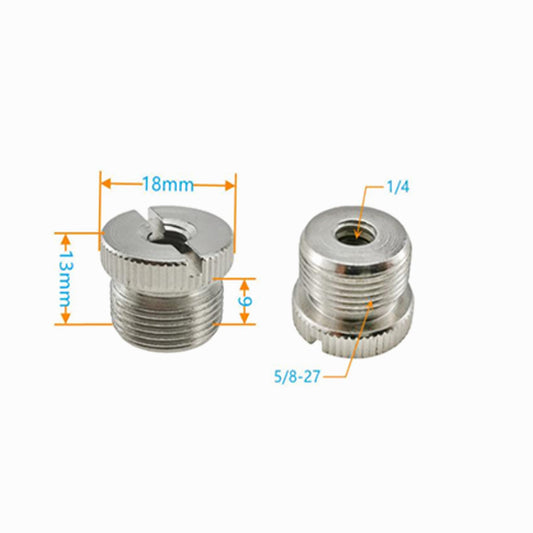 5/8"-27 Male to 1/4"-20 Female Screw Thread Adapter CS161