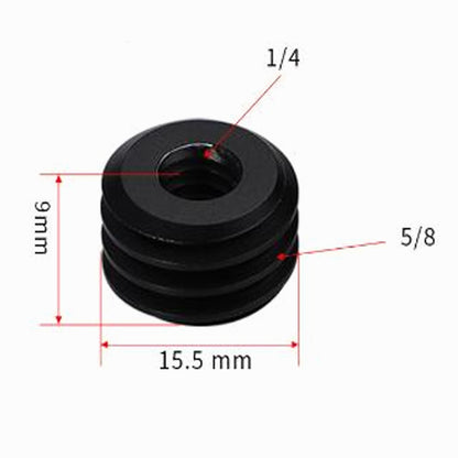 Tripod Screw  1/4" to 5/8" Converter Screw Adapter Black CS165