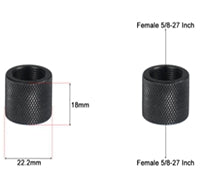 Female 5/8"-27 - Female 5/8"-27 Tripod Inch Adapter Screw Aluminum CS179