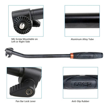 Cayer Section Pan Bar Handle for Cayer Fluid Video Head only