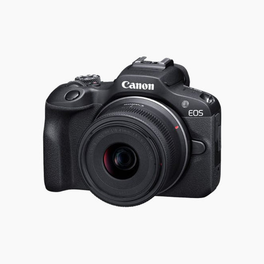 Canon EOS R100 Black Camera with RF-S 18-45mm IS STM Lens