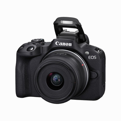 Canon EOS R50 Mirrorless Camera 24.2MP With RF-S18-45mm Lens - Black