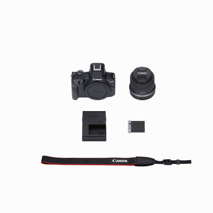 Canon EOS R50 Mirrorless Camera 24.2MP With RF-S18-45mm Lens - Black