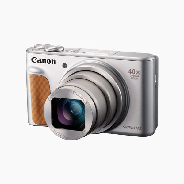 Canon PowerShot SX740 HS Silver 20.3MP 4K Digital Camera 40x Optical Zoom Wi-Fi