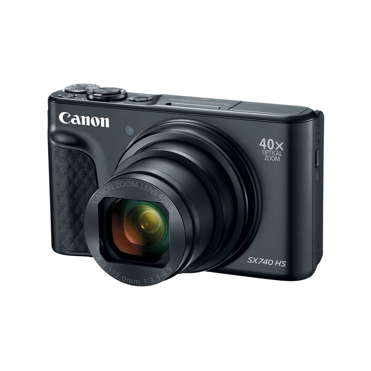 Canon PowerShot SX740 HS 20.3 Megapixel Compact Camera - Black