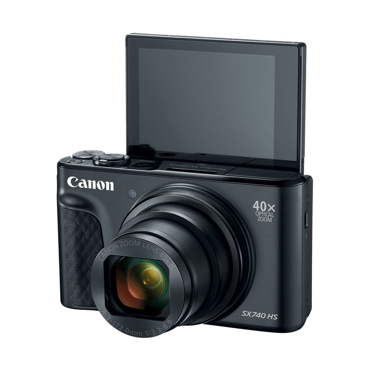 Canon PowerShot SX740 HS 20.3 Megapixel Compact Camera - Black