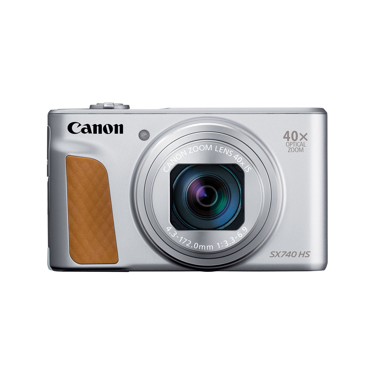 Canon PowerShot SX740 HS Silver 20.3MP 4K Digital Camera 40x Optical Zoom Wi-Fi