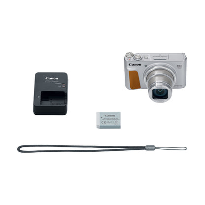 Canon PowerShot SX740 HS Silver 20.3MP 4K Digital Camera 40x Optical Zoom Wi-Fi