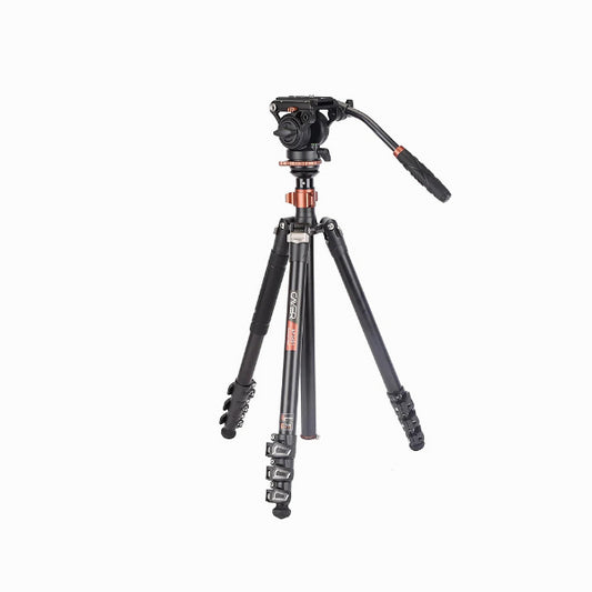 Cayer AF2451H6 Aluminum Tripod with H6 Fluid Head