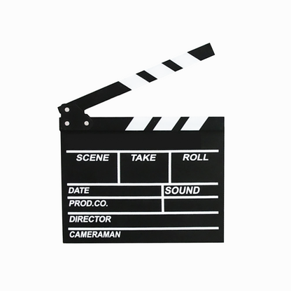 Clap Board Action Board, Black