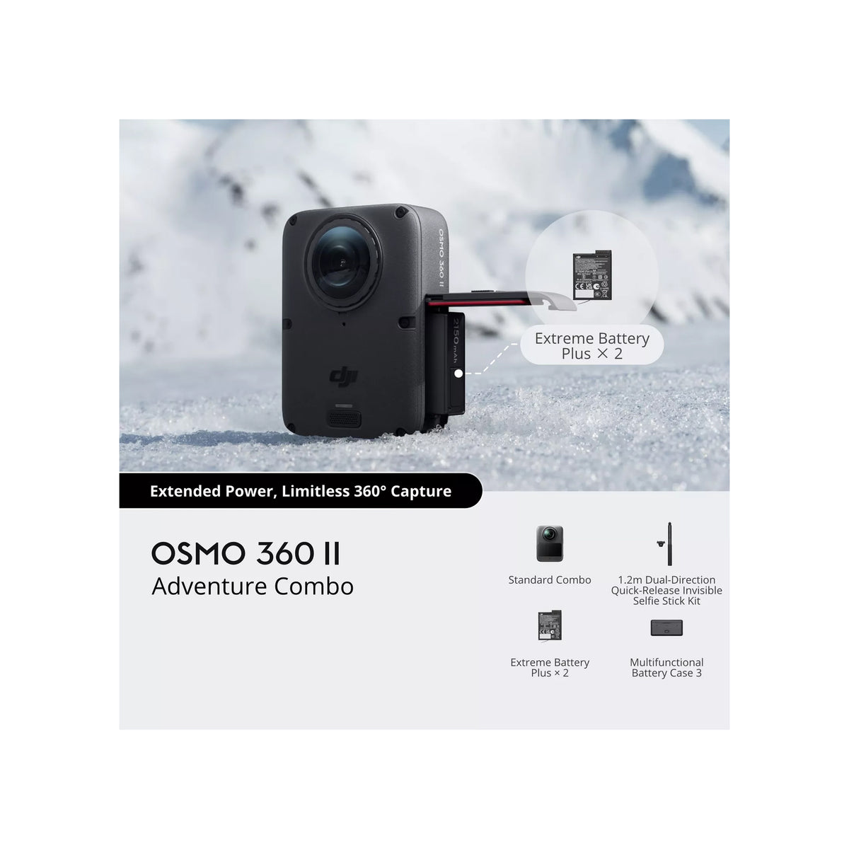DJI Osmo 360 II Adventure Combo