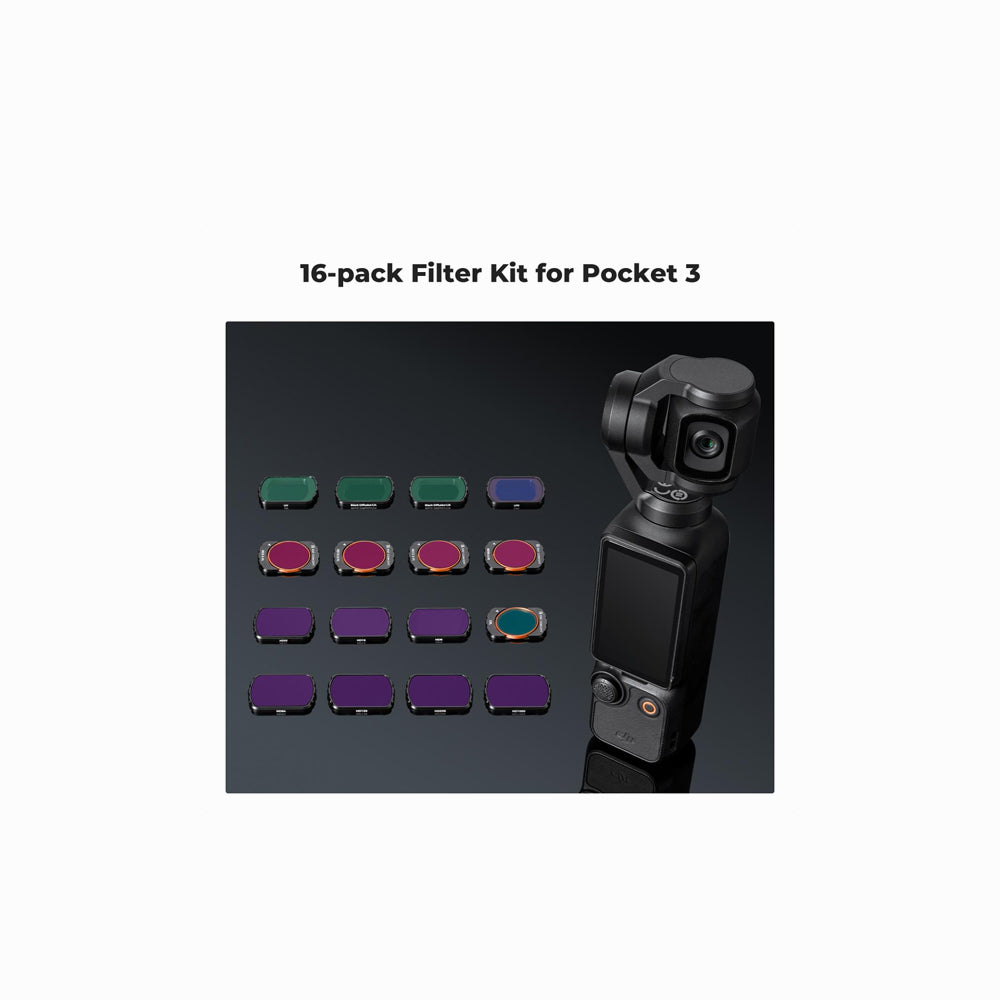 K&F Concept Dji Osmo Pocket 3/4 16-in Rush Filter Kit (SKU-.2277)