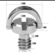 Camera Fixing Screws 1/4 inch (DS010)
