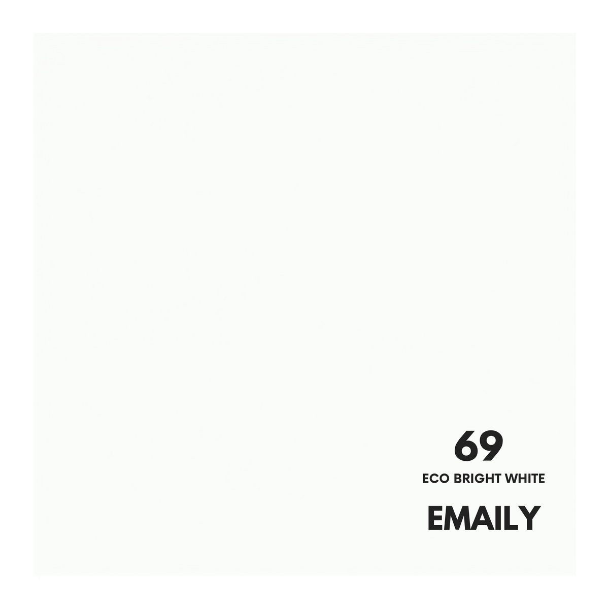EMAILY#69 ECO BRIGHT WHITE SEAMLESS PAPER(2.72X10)