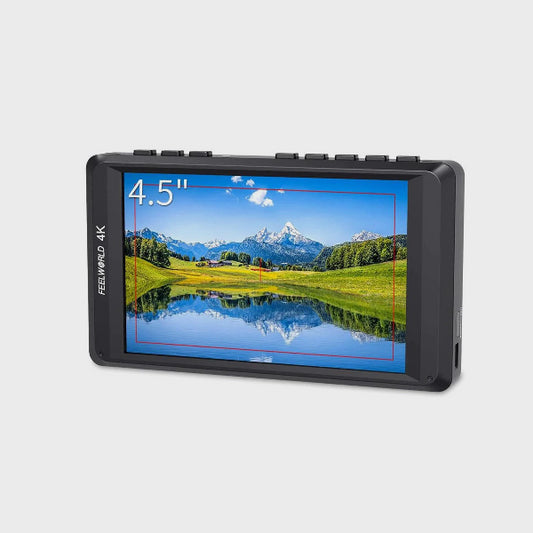 FEELWORLD FW450 4.5 INCH SMALL DSLR CAMERA FIELD MONITOR FULL HD 1280X800 WITH 4K HDMI IN OUT