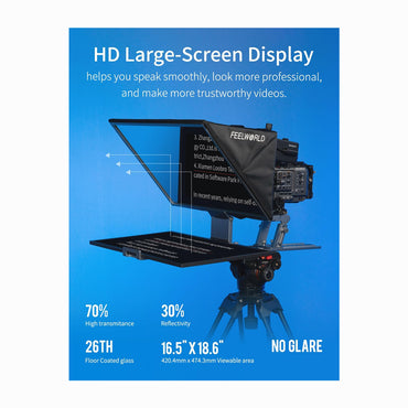 FEELWORLD TP21 21-inch Folding Teleprompter
