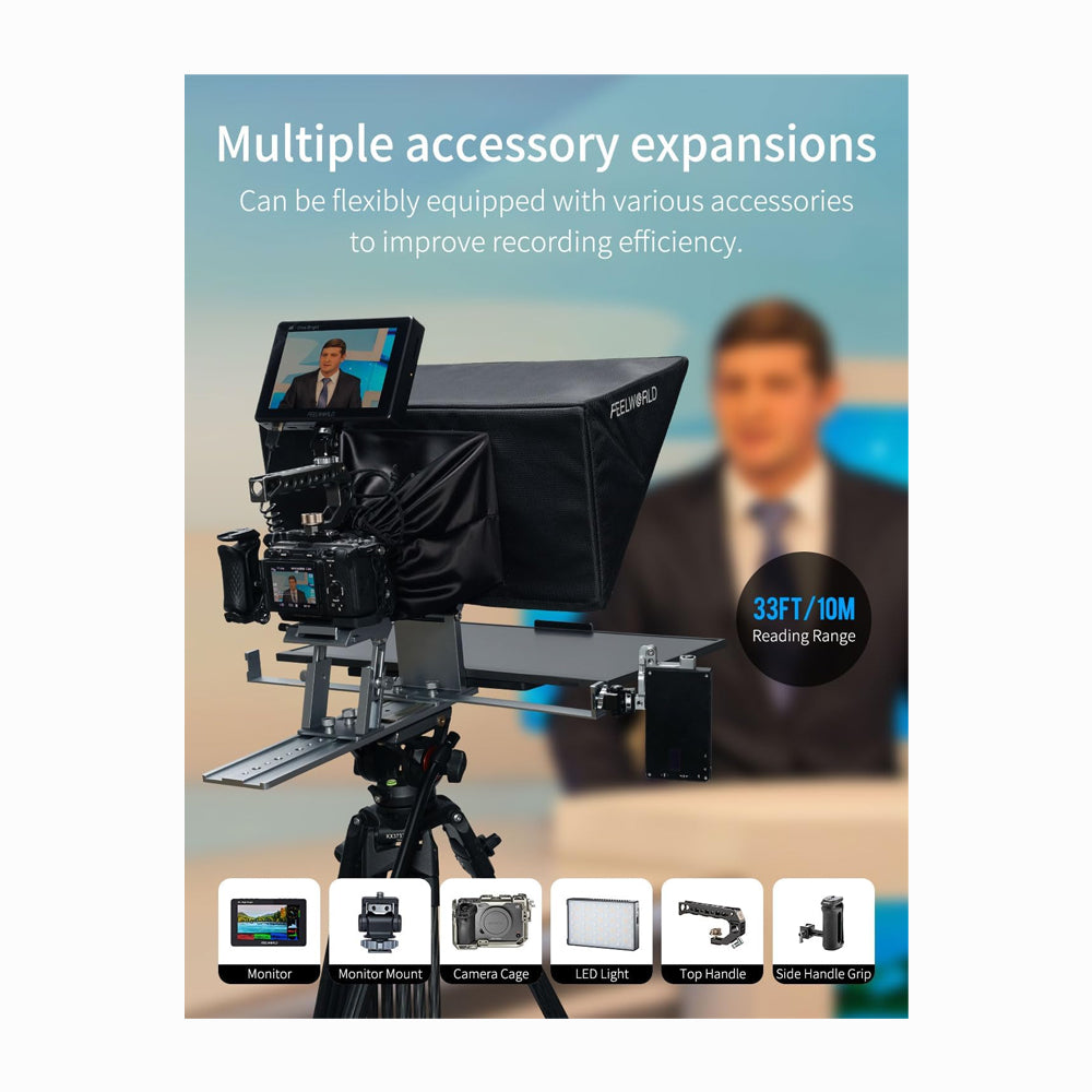 FEELWORLD TP21 21-inch Folding Teleprompter