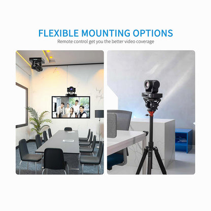 FEELWORLD USB10X Video Conference USB PTZ Camera 10X Optical Zoom Full HD 1080p