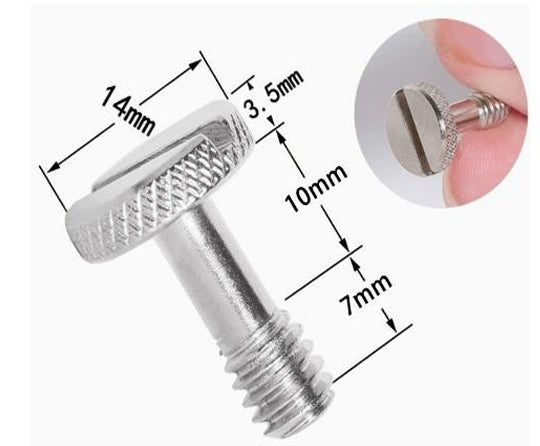 Camera Screw 1/4 Inch Tripod Mount Adapter (FS005)