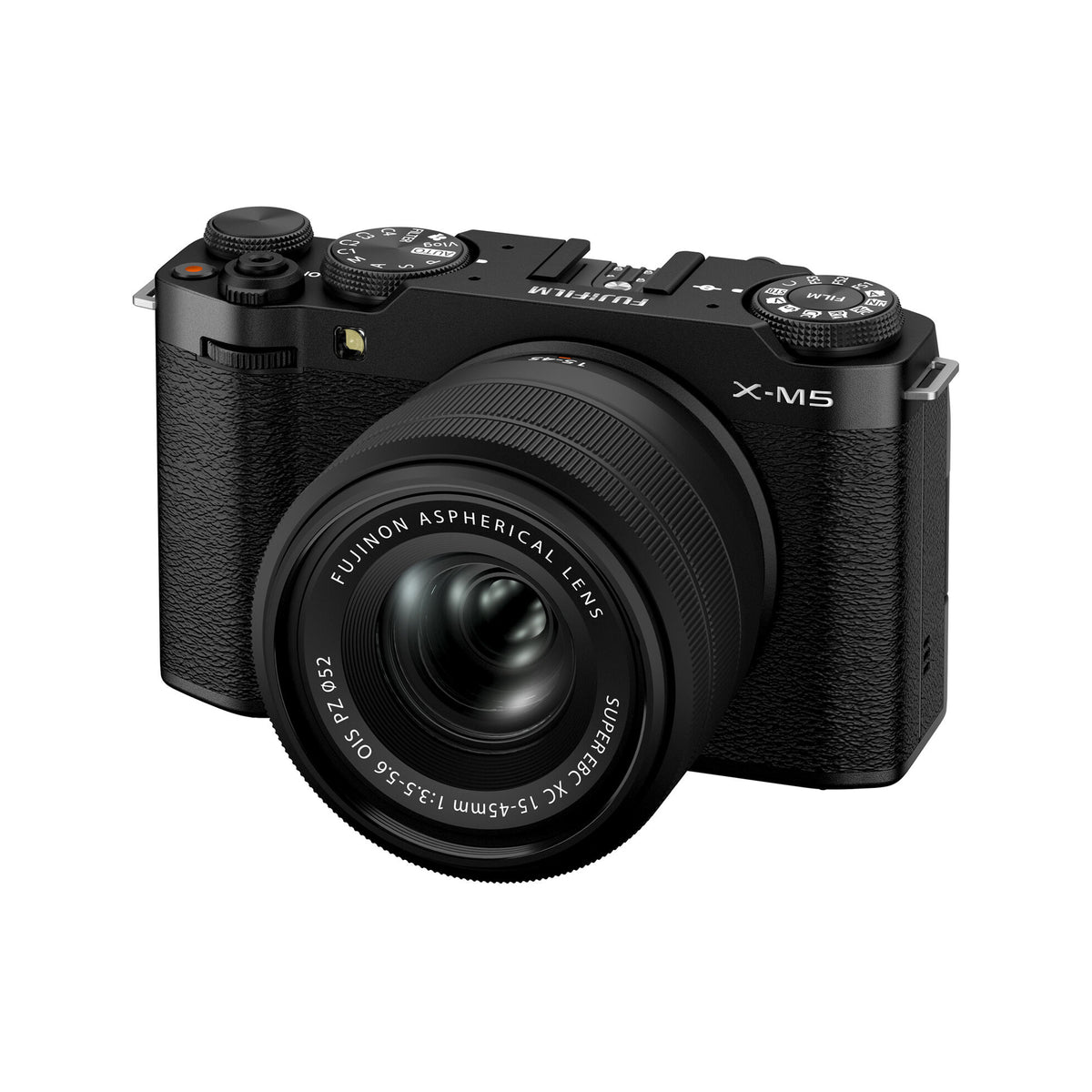 FUJIFILM X-M5 Mirrorless Camera with XC 15-45mm f/3.5-5.6 Lens (Black)