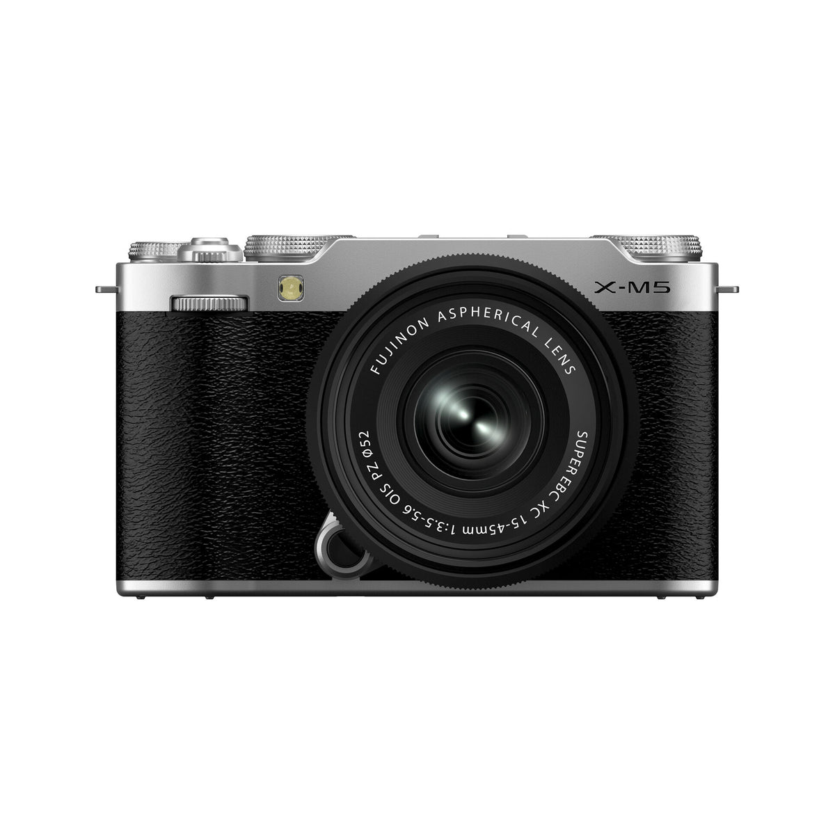 FUJIFILM X-M5 Mirrorless Camera with XC 15-45mm f/3.5-5.6 Lens (Silver)