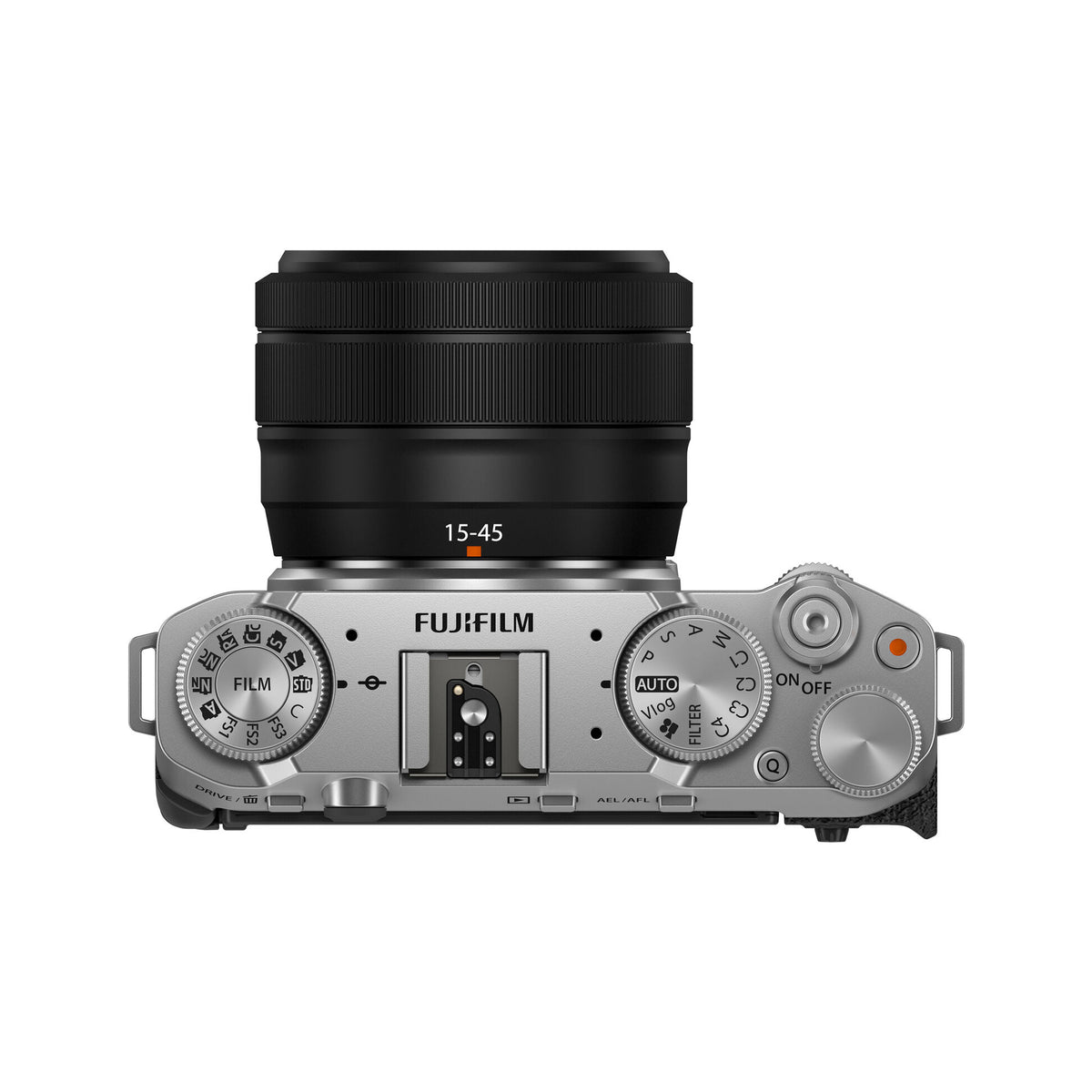 FUJIFILM X-M5 Mirrorless Camera with XC 15-45mm f/3.5-5.6 Lens (Silver)