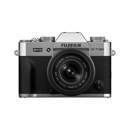 FUJIFILM X-T30 III with XC 13–33mm Lens (Silver)