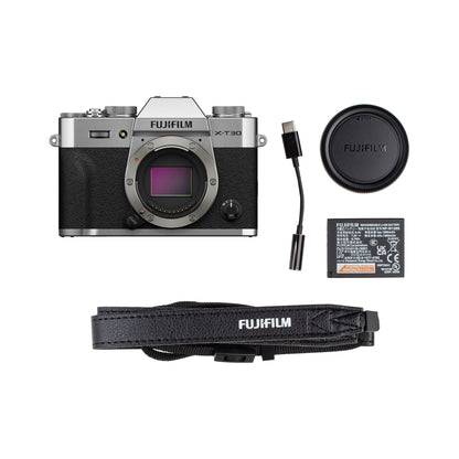 FUJIFILM X-T30 III with XC 13–33mm Lens (Silver)