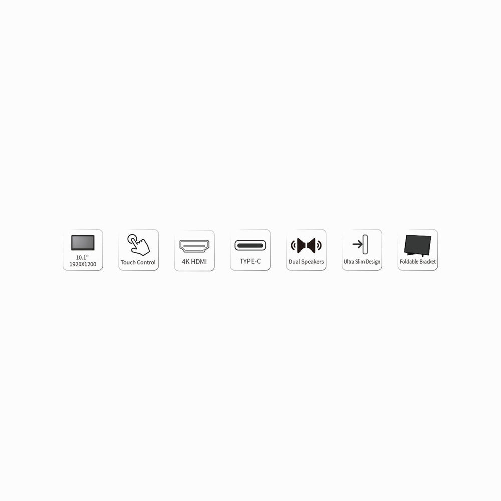 FeelWorld D10 10.1 INCH Portable Multi-Touch Monitor