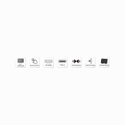 FeelWorld D10 10.1 INCH Portable Multi-Touch Monitor