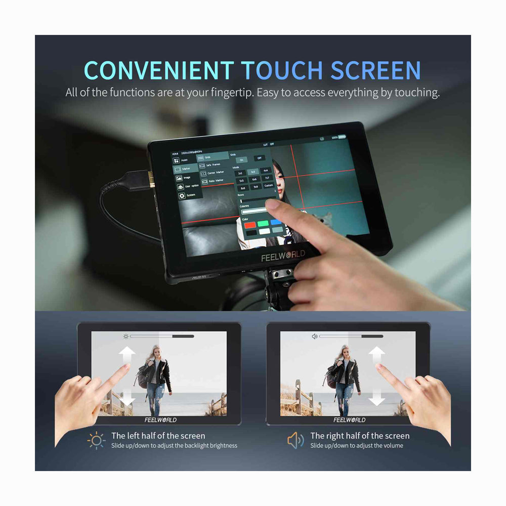 FeelWorld F7 Plus 7" Touchscreen HDMI Field Monitor