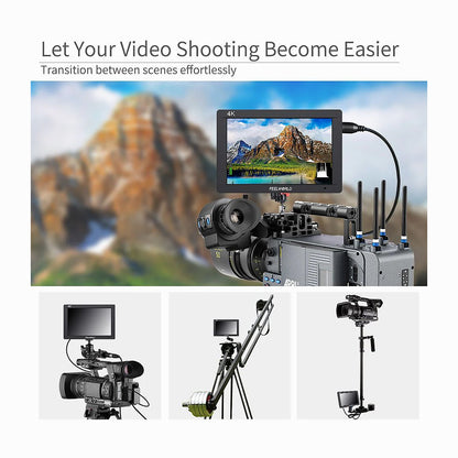 FeelWorld FW703 7INCH IPS 3G-SDI 4K HDMI On-Camera Monitor