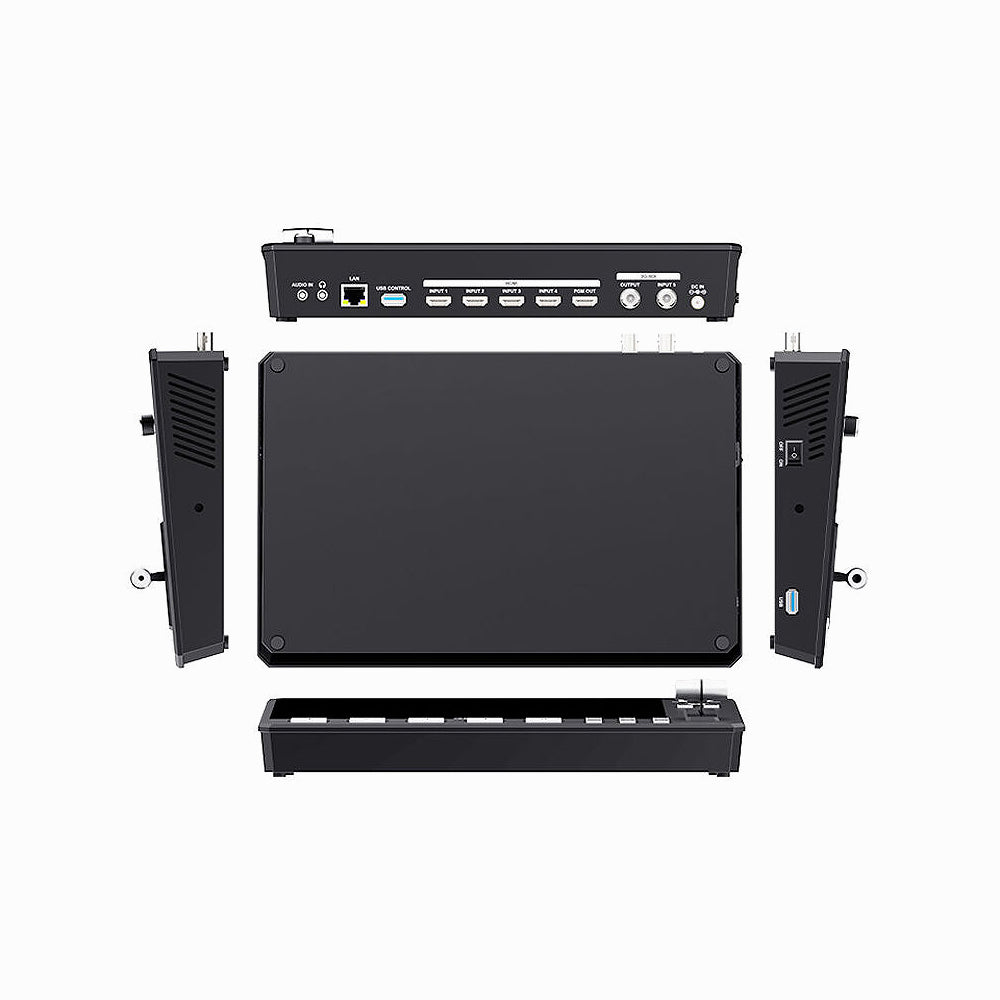 FeelWorld L4 HDMI Livestream Switcher 10.1" LCD Monitor