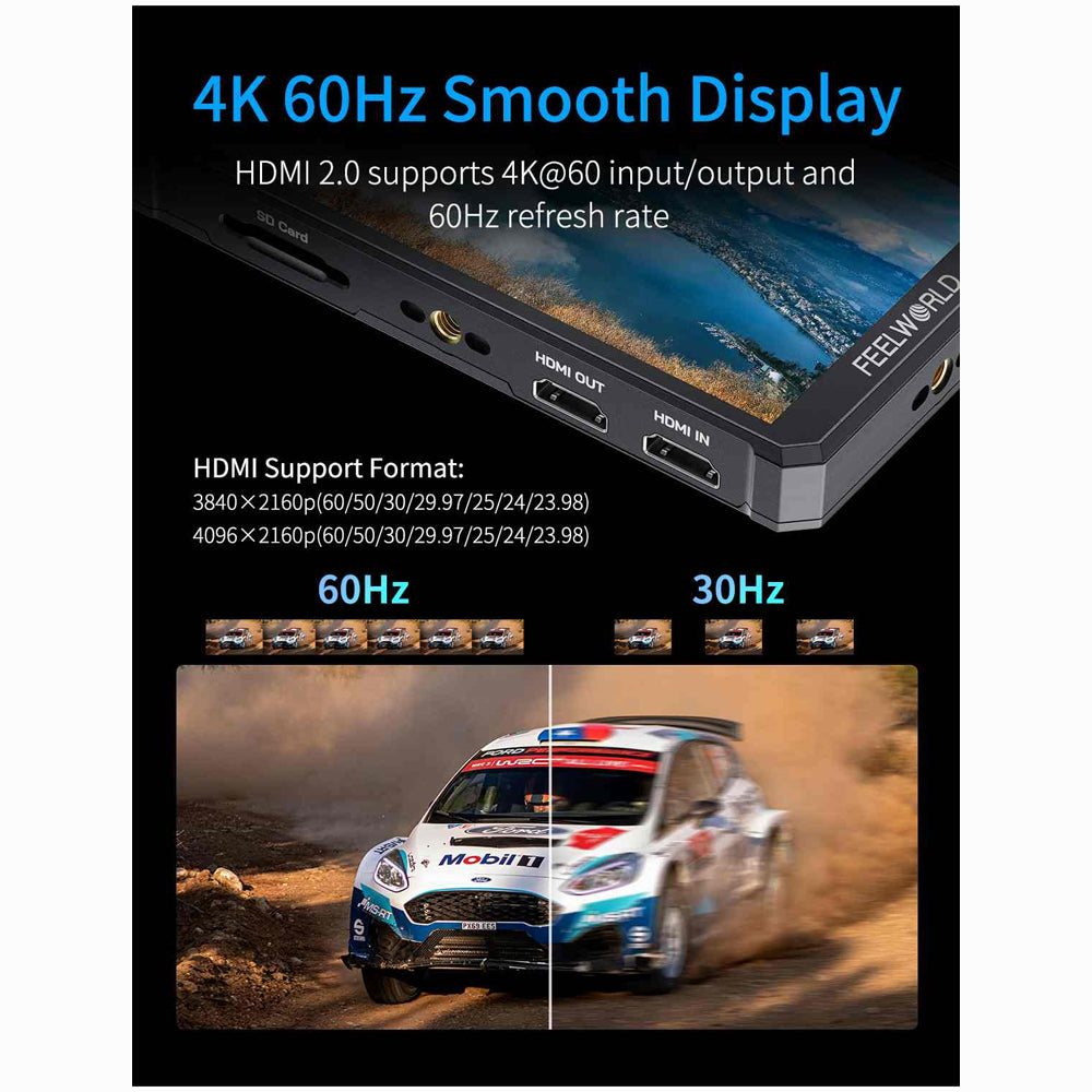 FeelWorld PS6 5.5INCH OLED Vertical On-Camera Monitor