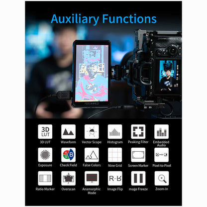 FeelWorld PS6 5.5INCH OLED Vertical On-Camera Monitor