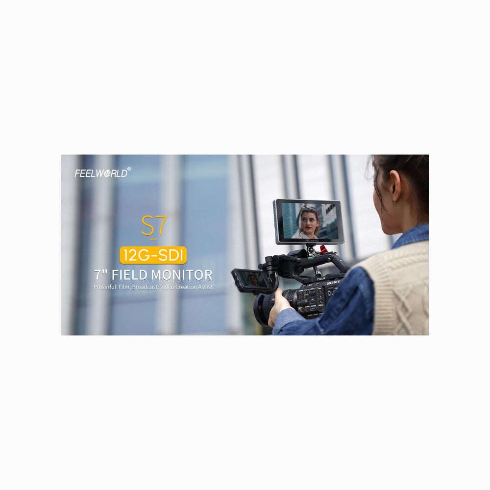 FeelWorld S7 7INCH 12G-SDI/HDMI 2.0 Camera Field Monitor