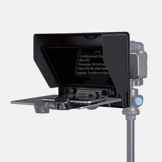 FeelWorld TP10 Portable Folding Teleprompter for Smartphone/Tablet/DSLR (10")