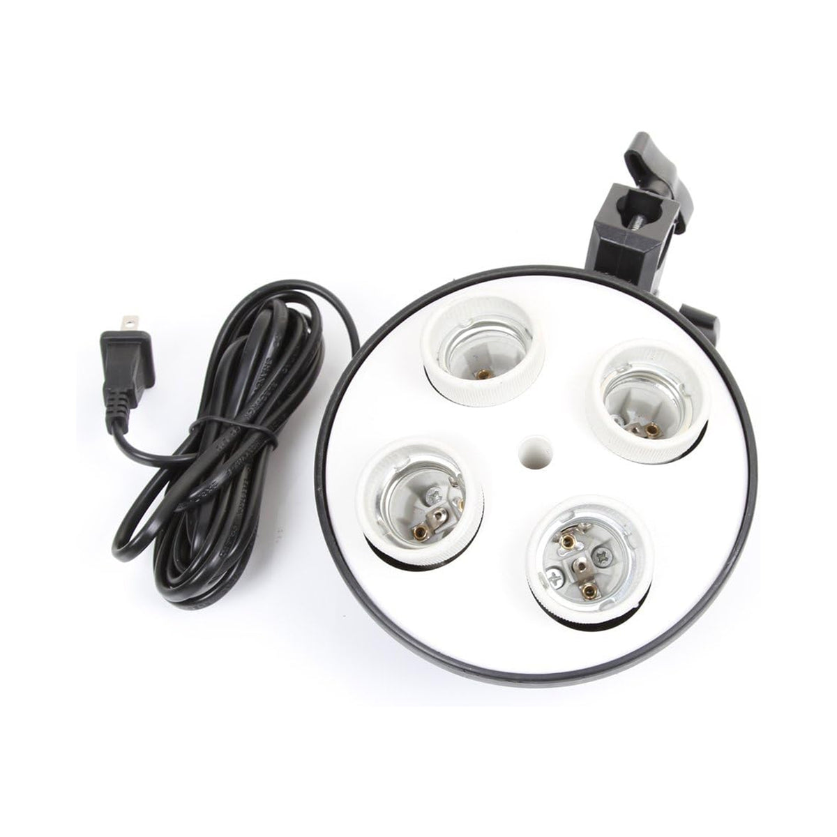 Four Socket Multi-Holder Studio Tricolor Light Bulb Lamp Head 4-in-1