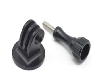 GoPro Tripod Mount Aluminum CNC material Mount + screws BLACK (GP02S)