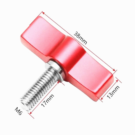 Adjustable Handle Locking Screw Red GP176