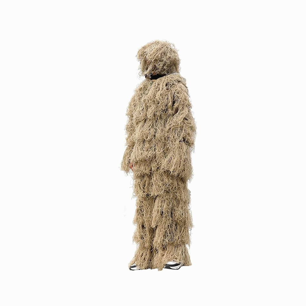 Ghillie Suit Jacket with Pants Set Sand color